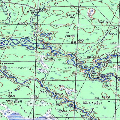 Avenza Systems Inc. Soviet Genshtab map - p39-033/034 - Russia digital map