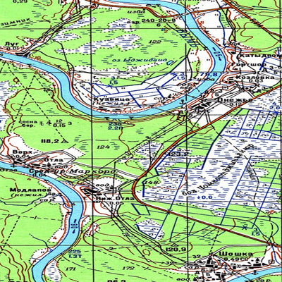 Avenza Systems Inc. Soviet Genshtab map - p39-041/042--(1988) - Russia digital map