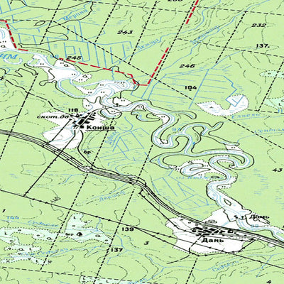 Avenza Systems Inc. Soviet Genshtab map - p39-091/092 - Russia digital map