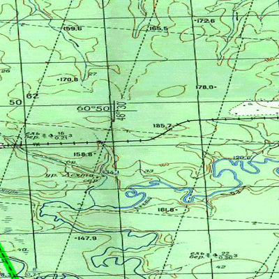 Avenza Systems Inc. Soviet Genshtab map - p39-109/110 - Russia digital map