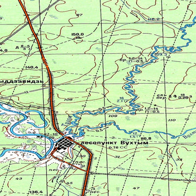 Avenza Systems Inc. Soviet Genshtab map - p39-123/124--(1982) - Russia digital map