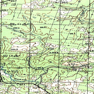 Avenza Systems Inc. Soviet Genshtab map - p39-127/128--(1966) - Russia digital map
