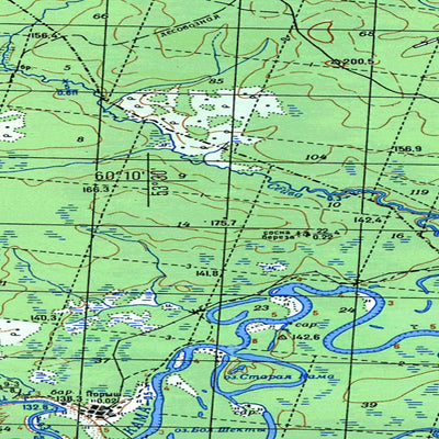 Avenza Systems Inc. Soviet Genshtab map - p39-143/144 - Russia digital map