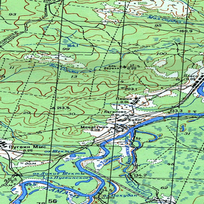 Avenza Systems Inc. Soviet Genshtab map - p39-143/144 - Russia digital map