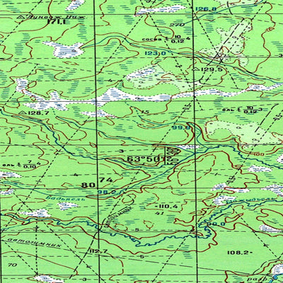 Avenza Systems Inc. Soviet Genshtab map - p40-005/006--(1987) - Russia digital map