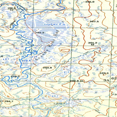 Avenza Systems Inc. Soviet Genshtab map - p40-021/022 - Russia digital map
