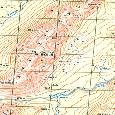 Avenza Systems Inc. Soviet Genshtab map - p40-047/048 - Russia digital map