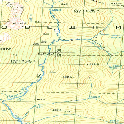 Avenza Systems Inc. Soviet Genshtab map - p40-059/060 - Russia digital map