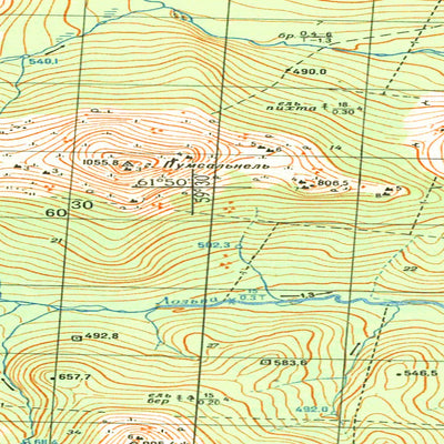 Avenza Systems Inc. Soviet Genshtab map - p40-083/084 - Russia digital map