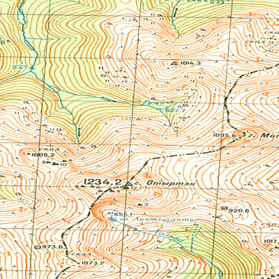 Avenza Systems Inc. Soviet Genshtab map - p40-083/084 - Russia digital map