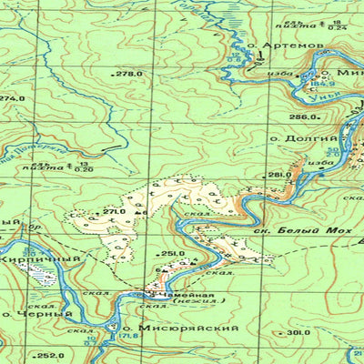Avenza Systems Inc. Soviet Genshtab map - p40-093/094 - Russia digital map