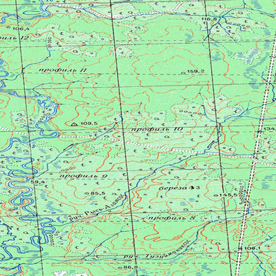 Avenza Systems Inc. Soviet Genshtab map - p41-013/014 - Russia digital map