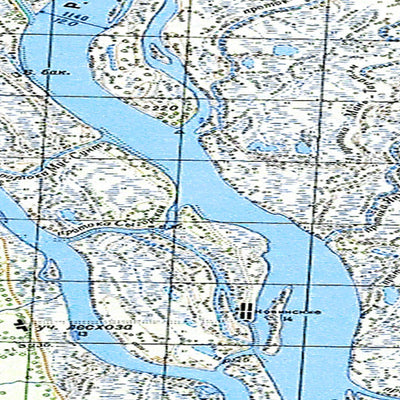 Avenza Systems Inc. Soviet Genshtab map - p41-023/024 - Russia digital map