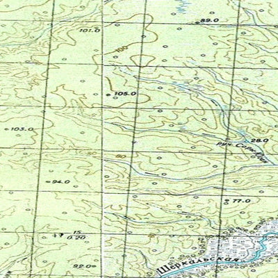 Avenza Systems Inc. Soviet Genshtab map - p41-047/048--(1951) - Russia digital map
