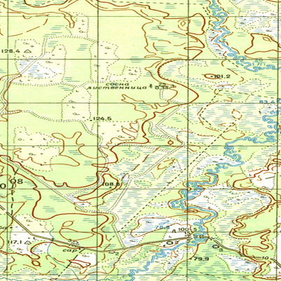 Avenza Systems Inc. Soviet Genshtab map - p41-091/092 - Russia digital map