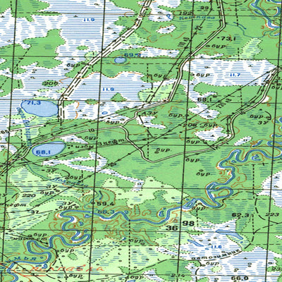 Avenza Systems Inc. Soviet Genshtab map - p41-117/118 - Russia digital map