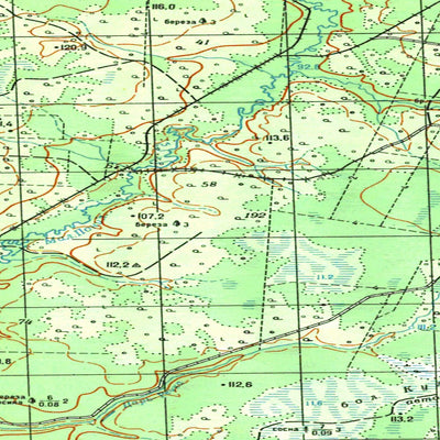 Avenza Systems Inc. Soviet Genshtab map - p41-123/124 - Russia digital map