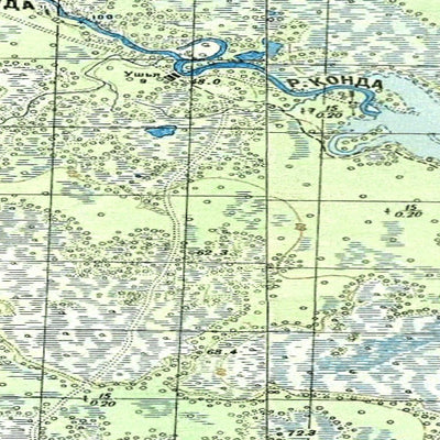 Avenza Systems Inc. Soviet Genshtab map - p41-141/142--(1950) - Russia digital map