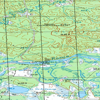 Avenza Systems Inc. Soviet Genshtab map - p42-003/004 - Russia digital map