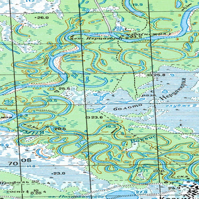 Avenza Systems Inc. Soviet Genshtab map - p42-003/004 - Russia digital map