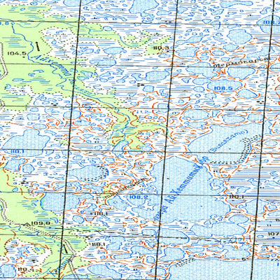 Avenza Systems Inc. Soviet Genshtab map - p42-011/012 - Russia digital map