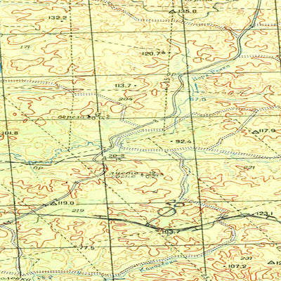 Avenza Systems Inc. Soviet Genshtab map - p42-049/050 - Russia digital map