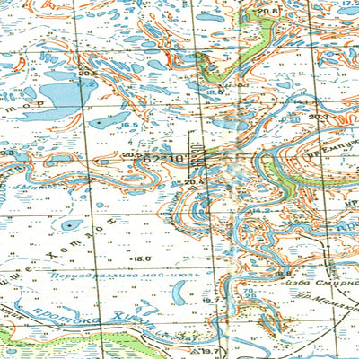 Avenza Systems Inc. Soviet Genshtab map - p42-061/062 - Russia digital map