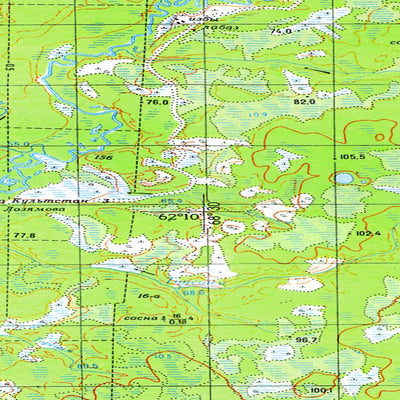 Avenza Systems Inc. Soviet Genshtab map - p42-065/066 - Russia digital map