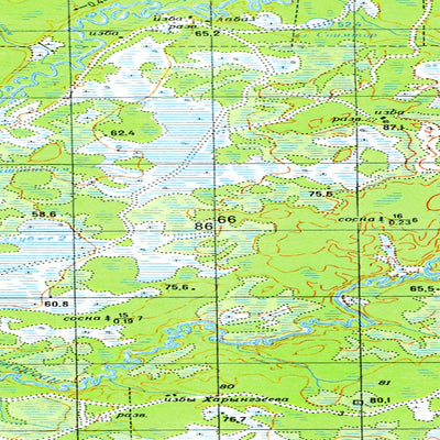 Avenza Systems Inc. Soviet Genshtab map - p42-065/066 - Russia digital map