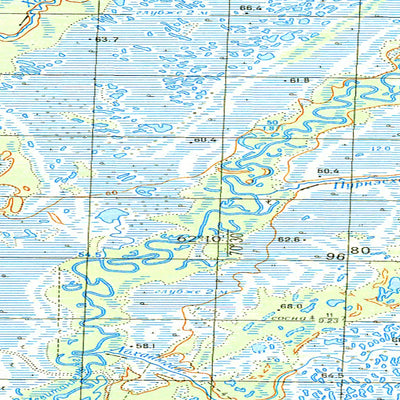 Avenza Systems Inc. Soviet Genshtab map - p42-069/070 - Russia digital map