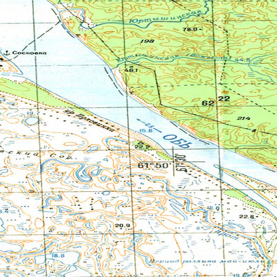 Avenza Systems Inc. Soviet Genshtab map - p42-075/076 - Russia digital map