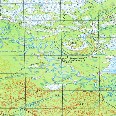 Avenza Systems Inc. Soviet Genshtab map - p42-077/078 - Russia digital map