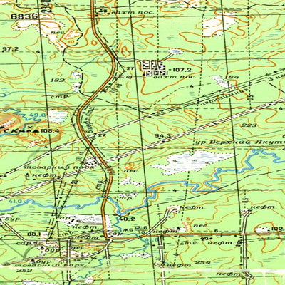 Avenza Systems Inc. Soviet Genshtab map - p42-085/086 - Russia digital map