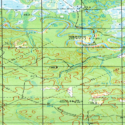 Avenza Systems Inc. Soviet Genshtab map - p42-089/090 - Russia digital map