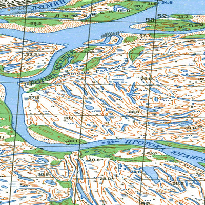 Avenza Systems Inc. Soviet Genshtab map - p42-107/108 - Russia digital map