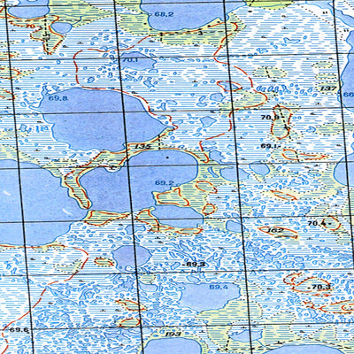 Avenza Systems Inc. Soviet Genshtab map - p42-121/122 - Russia digital map