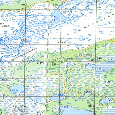Avenza Systems Inc. Soviet Genshtab map - p42-127/128 - Russia digital map