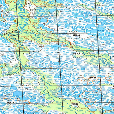 Avenza Systems Inc. Soviet Genshtab map - p43-003/004 - Russia digital map