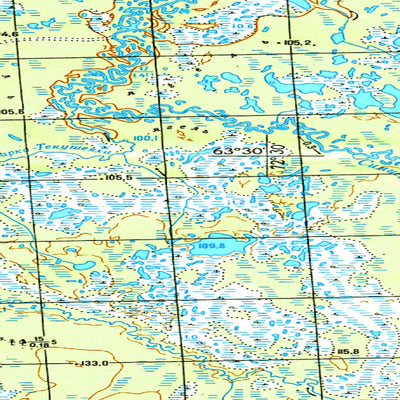Avenza Systems Inc. Soviet Genshtab map - p43-013/014 - Russia digital map