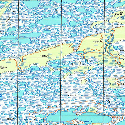 Avenza Systems Inc. Soviet Genshtab map - p43-019/020 - Russia digital map