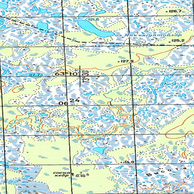 Avenza Systems Inc. Soviet Genshtab map - p43-027/028 - Russia digital map