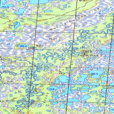 Avenza Systems Inc. Soviet Genshtab map - p43-035/036 - Russia digital map