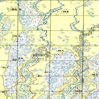 Avenza Systems Inc. Soviet Genshtab map - p43-055/056 - Russia digital map