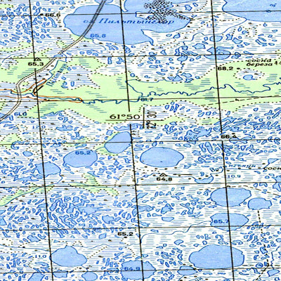 Avenza Systems Inc. Soviet Genshtab map - p43-073/074 - Russia digital map
