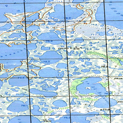 Avenza Systems Inc. Soviet Genshtab map - p43-075/076 - Russia digital map