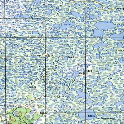 Avenza Systems Inc. Soviet Genshtab map - p43-077/078 - Russia digital map