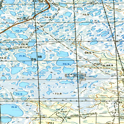 Avenza Systems Inc. Soviet Genshtab map - p43-087/088 - Russia digital map