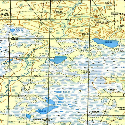 Avenza Systems Inc. Soviet Genshtab map - p43-091/092 - Russia digital map
