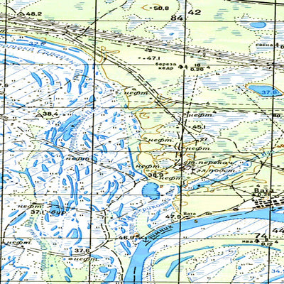 Avenza Systems Inc. Soviet Genshtab map - p43-103/104 - Russia digital map