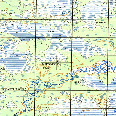 Avenza Systems Inc. Soviet Genshtab map - p43-115/116 - Russia digital map